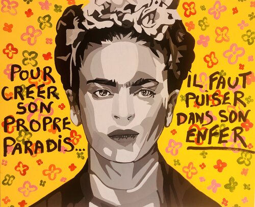 FRIDA KHALO by jo y posso, Painting for Sale on Singulart