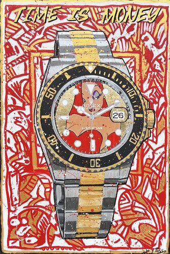 Rolex Time is Money by jo y posso, Painting for Sale on Singulart