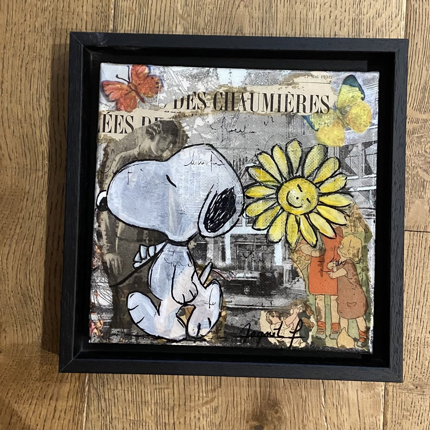 Le creazioni di Sarlilla: Fiocco nascita bimbo addormentato su nuvola: per  Federico, image size:1500x1498