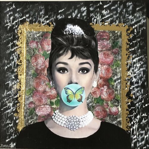 Audrey di Fabienne Dagnet, Pittura in vendita su Singulart