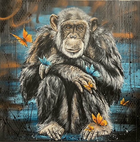 I love my freedom van Fabienne Dagnet, Schilderij te koop op Singulart