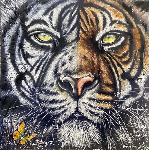 Shadow and light by Fabienne Dagnet, Work on Paper for Sale on Singulart