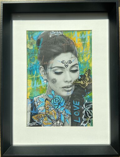 Audrey collage by Fabienne Dagnet, 종이 for Sale on Singulart