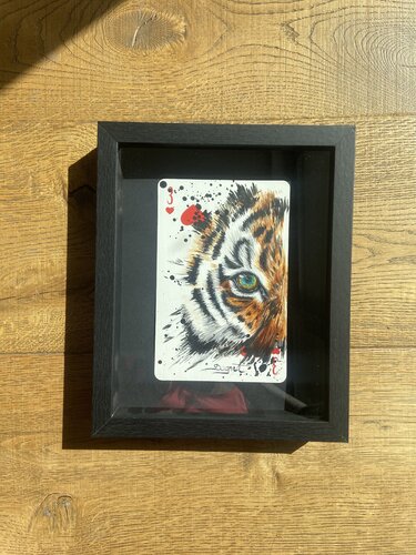 Tigre tarot von Fabienne Dagnet, Malerei kaufen auf Singulart