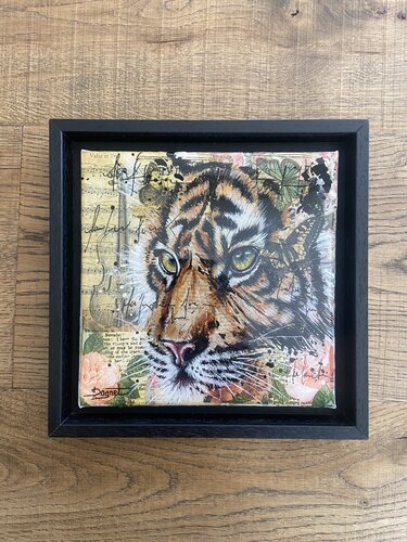 Tiger di Fabienne Dagnet, Pittura in vendita su Singulart