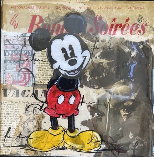 Shy mickey di Fabienne Dagnet, Pittura in vendita su Singulart