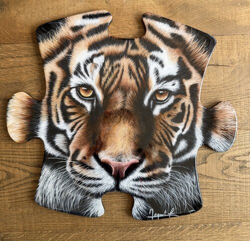 Tiger by Fabienne Dagnet, Other Media for Sale on Singulart