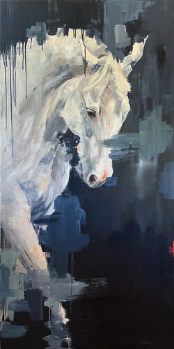 In Motion van Weatherly Stroh, Schilderij te koop op Singulart