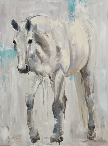 At Ease van Weatherly Stroh, Schilderij te koop op Singulart