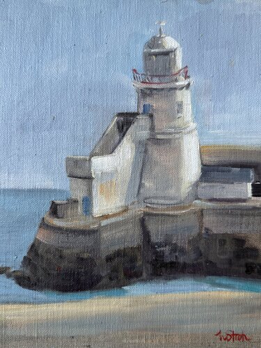 Balbriggan Lighthouse von Weatherly Stroh, Malerei kaufen auf Singulart