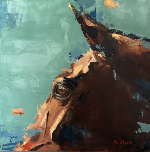 Bay Eye van Weatherly Stroh, Schilderij te koop op Singulart