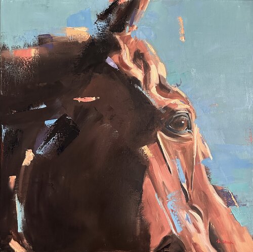 Bay Eye Medium di Weatherly Stroh, Pittura in vendita su Singulart