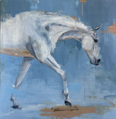 Gray In Motion von Weatherly Stroh, Malerei kaufen auf Singulart