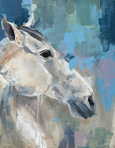 Looking Back van Weatherly Stroh, Schilderij te koop op Singulart