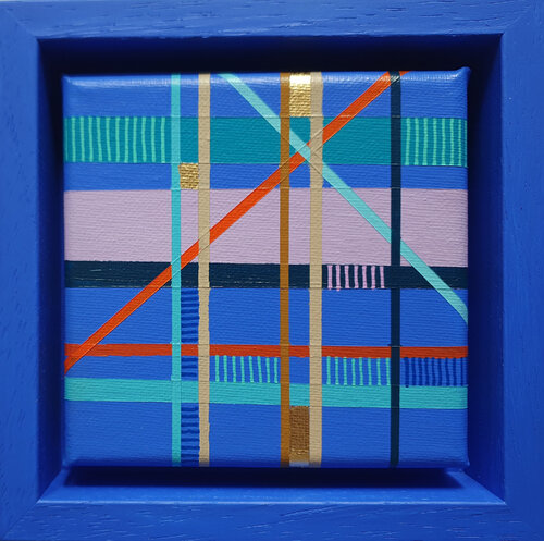 Blue connection von Diana Large, Malerei kaufen auf Singulart
