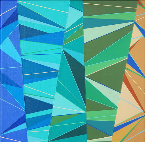 Forrest threads by Diana Large, Painting for Sale on Singulart