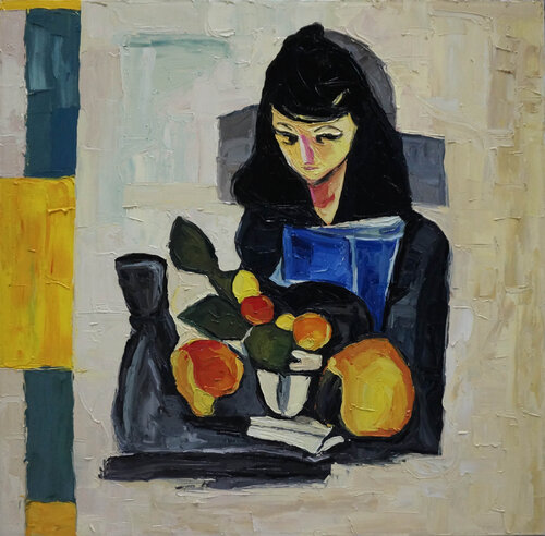 Inner Study van Christos Baloukos, Schilderij te koop op Singulart