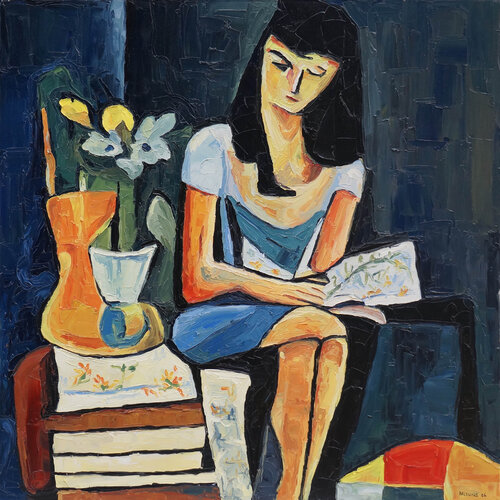 Where Thoughts Rest di Christos Baloukos, Pittura in vendita su Singulart