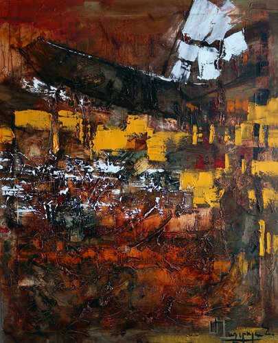 Boat van Mariam Dashtoyan, Schilderij te koop op Singulart