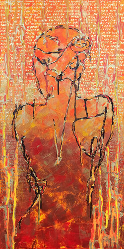 Facebook Conversations 03 van Elise Eekhout, Schilderij te koop op Singulart