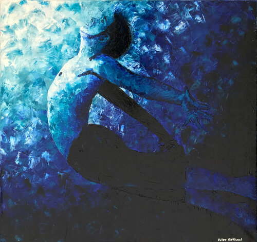 Blue Passion 02 von Elise Eekhout, Malerei kaufen auf Singulart