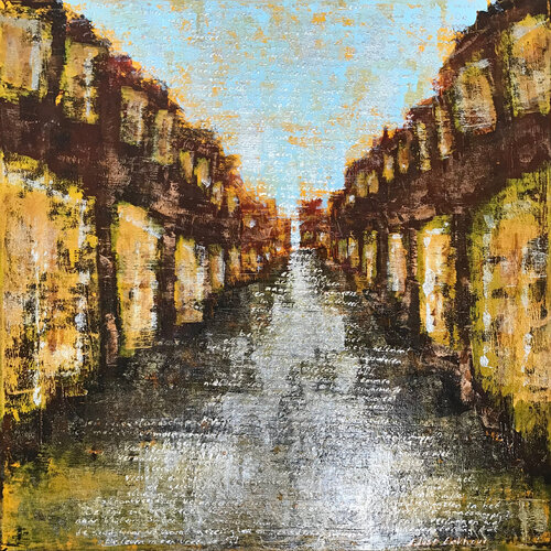 Desolated | city street von Elise Eekhout, Malerei kaufen auf Singulart