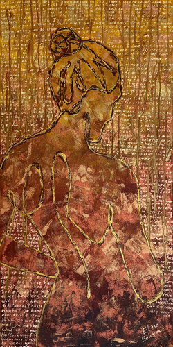 Facebook Conversations 07 | elegant nude von Elise Eekhout, Malerei kaufen auf Singulart