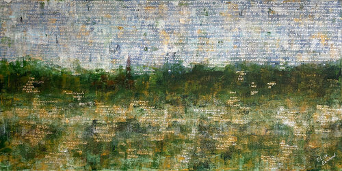 Missing Land 02 | Countryside in Summer van Elise Eekhout, Schilderij te koop op Singulart