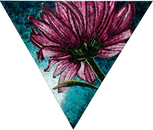 Arcadia Purple | Autumn Flower van Elise Eekhout, Schilderij te koop op Singulart
