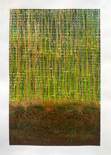 Hidden Life of Trees | Forest in Spring von Elise Eekhout, Werk auf Papier kaufen auf Singulart