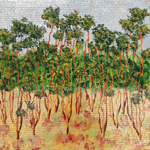 Rainlight 06 | spring forest von Elise Eekhout, Malerei kaufen auf Singulart