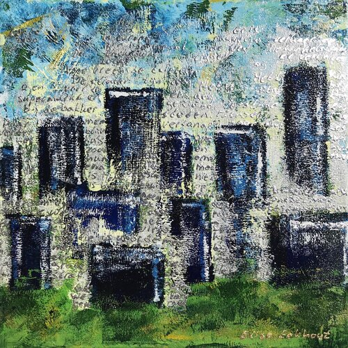 Tranquil City 06 van Elise Eekhout, Schilderij te koop op Singulart