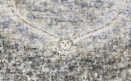Snow Owl 02 | Doggerland van Elise Eekhout, Schilderij te koop op Singulart