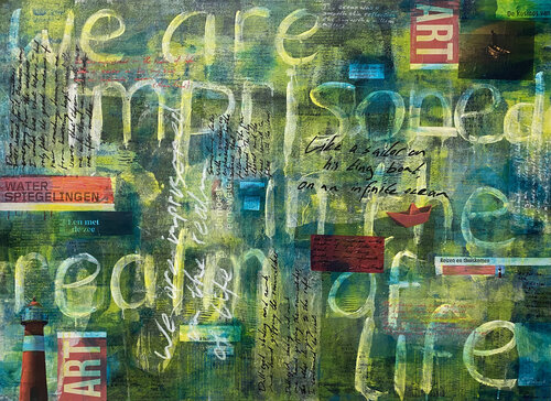 Adrift on the Infinite von Elise Eekhout, Malerei kaufen auf Singulart