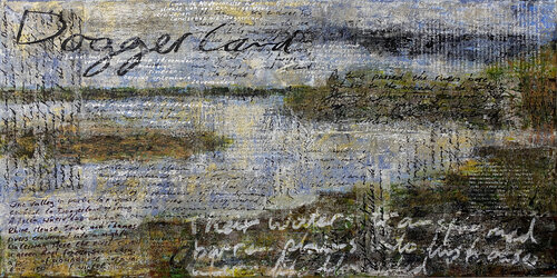 Drowned Land 04 | Doggerland's drowned rivers van Elise Eekhout, Schilderij te koop op Singulart