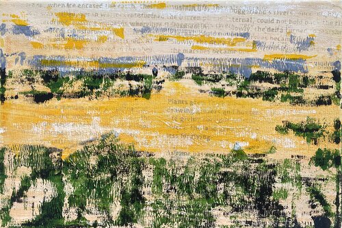Traces of Thought 03 | Yellow Abstract Elise Eekhout