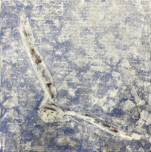Snow Owl 04 | Doggerland van Elise Eekhout, Schilderij te koop op Singulart