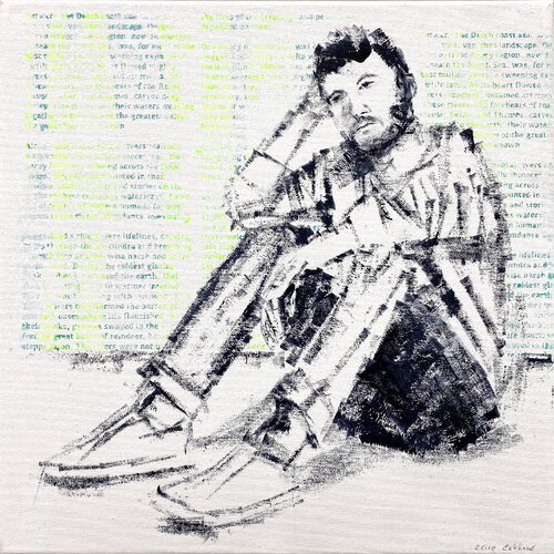 Thinker - Thijmen di Elise Eekhout, Pittura in vendita su Singulart