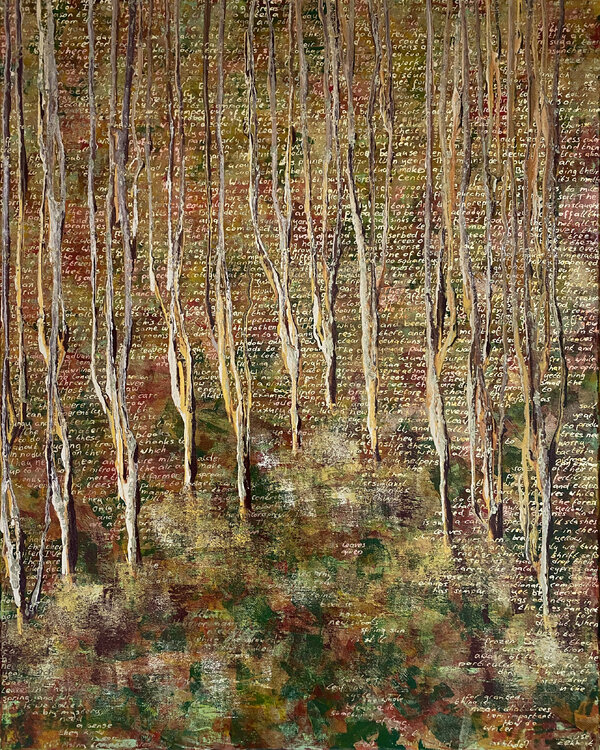 Autumn 04 | abstract forest in fall Elise Eekhout
