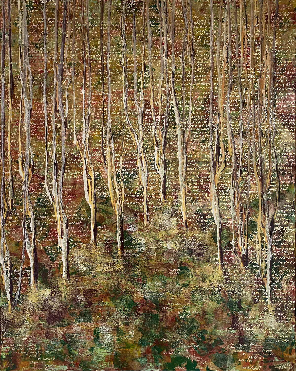 Autumn 04 | abstract forest in fall Elise Eekhout