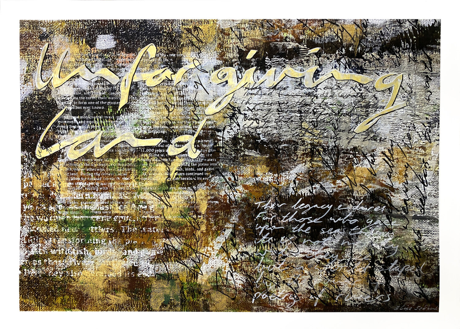 Doggerland's Drowned Waste Lands | Unforgiving Land Elise Eekhout Originalgemälde zu verkaufen