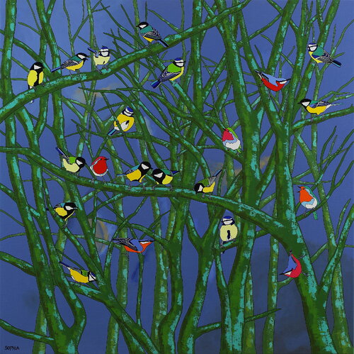 "Klein Orkest" di Sophia Heeres, Pittura in vendita su Singulart