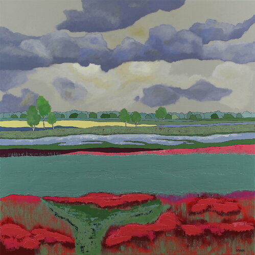 "Heide" di Sophia Heeres, Pittura in vendita su Singulart