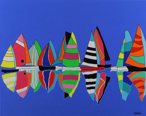"Zeil" di Sophia Heeres, Pittura in vendita su Singulart