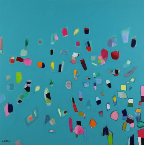 "Confetti" van Sophia Heeres, Schilderij te koop op Singulart
