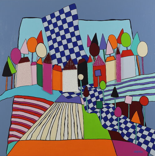 Land Escape di Sophia Heeres, Pittura in vendita su Singulart