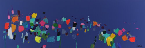 Flower Power di Sophia Heeres, Pittura in vendita su Singulart