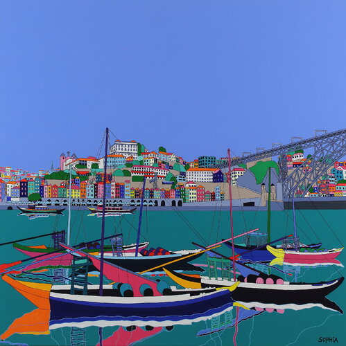 Porto di Sophia Heeres, Pittura in vendita su Singulart