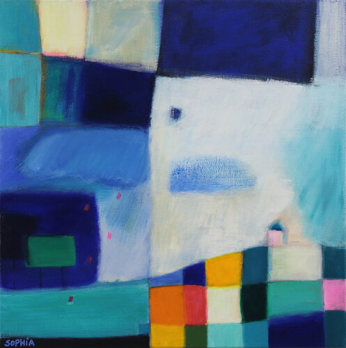 Wit Licht / White Light van Sophia Heeres, Schilderij te koop op Singulart