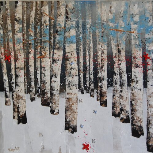 Piccole tracce su bianco n.5 by Fulvio Dot, 회화 for Sale on Singulart